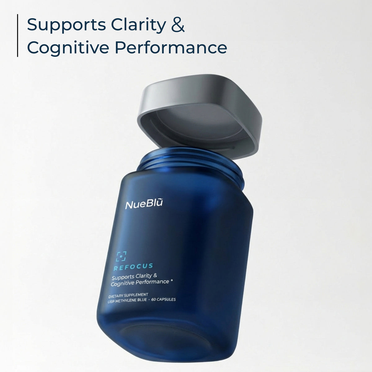 Refocus jar with the lid lifted off